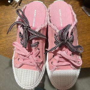 Marc Jacobs Pink and White Casual Sneakers